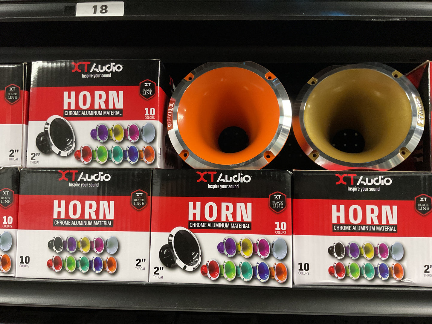 XT HORN 2" ORANGE ALUMINUM