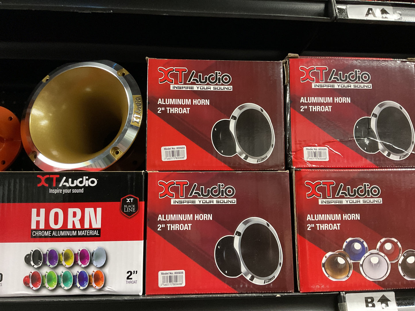 XT HORN 2" GOLD ALUMINUM