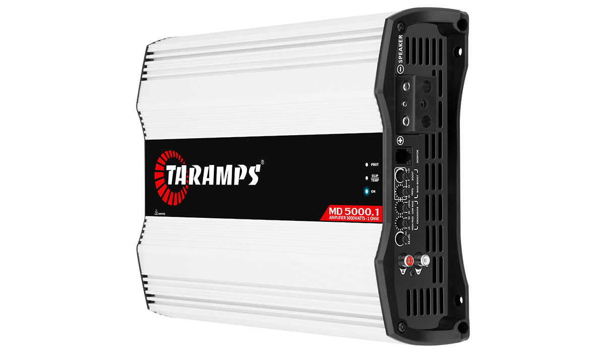 MD 5000.1 – 1 OHM Class D Taramps Amplifier (1 Channel of 5000 Watts RMS)