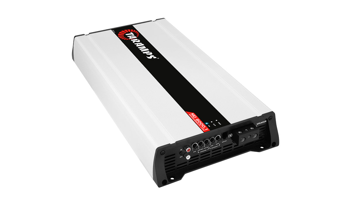 MD 8000.1 – 1 OHM Class D Taramps Amplifier (1 Channel of 8000 Watts RMS)
