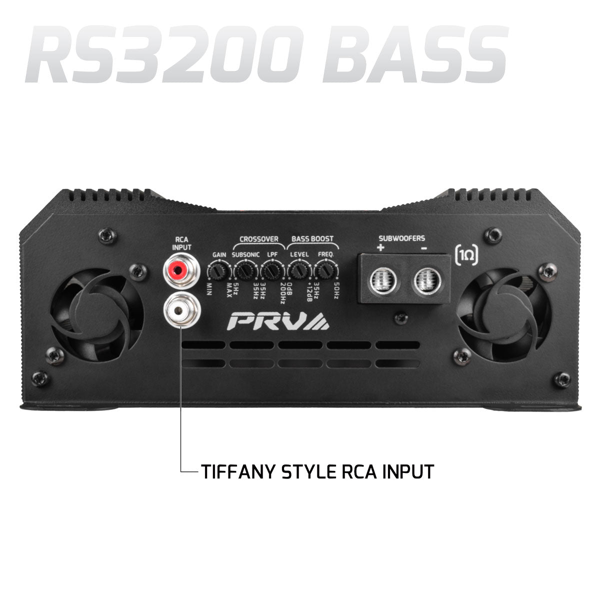 RS3200 BASS 1 Ohm - 1 Channel Monoblock Amplifier