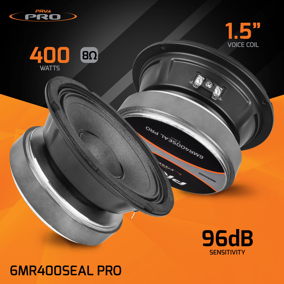 6MR400SEAL PRO | 6.5" SEALED BASKET MIDRANGE LOUDSPEAKER