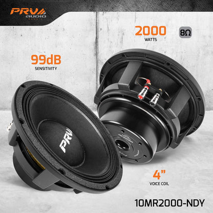 10MR2000-NDY | 10" MIDRANGE LOUDSPEAKER