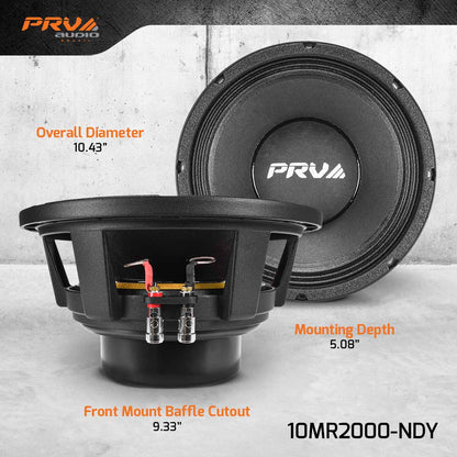 10MR2000-NDY | 10" MIDRANGE LOUDSPEAKER