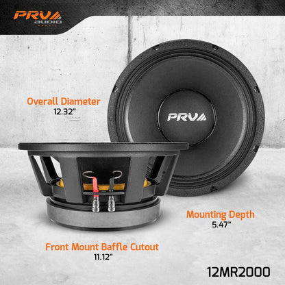 12MR2000 | 12" MIDRANGE LOUDSPEAKER