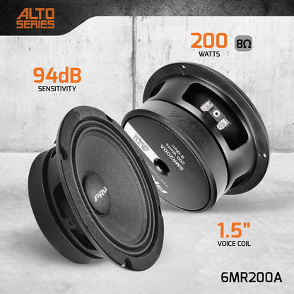 6MR200A | 6.5" MIDRANGE LOUDSPEAKER