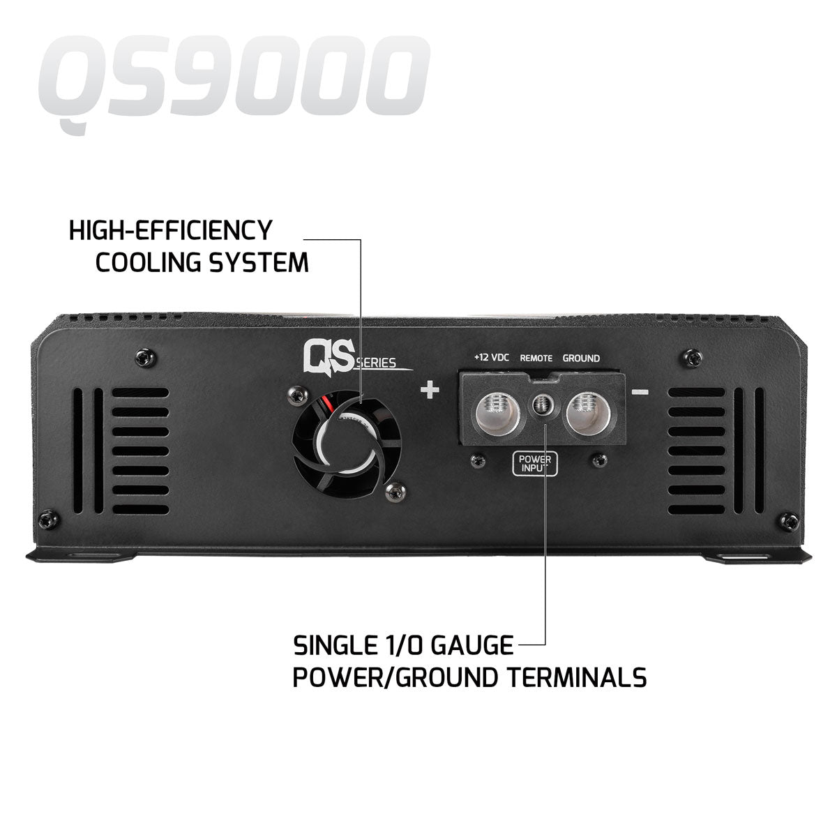 QS9000 1 Ohm - 1 Channel Full Range Amplifier
