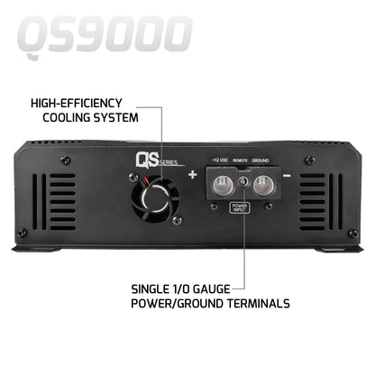 QS9000 2 Ohm - 1 Channel Full Range Amplifier
