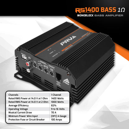 PRV - RS1400 BASS 1 Ohm