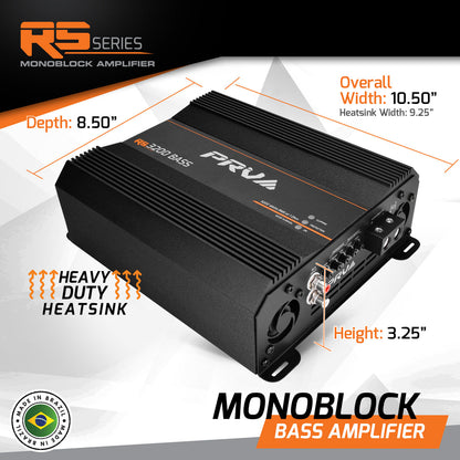 RS3200 BASS 1 Ohm - 1 Channel Monoblock Amplifier