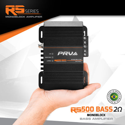 RS500 BASS 2 Ohm - 1 Channel Monoblock Amplifier