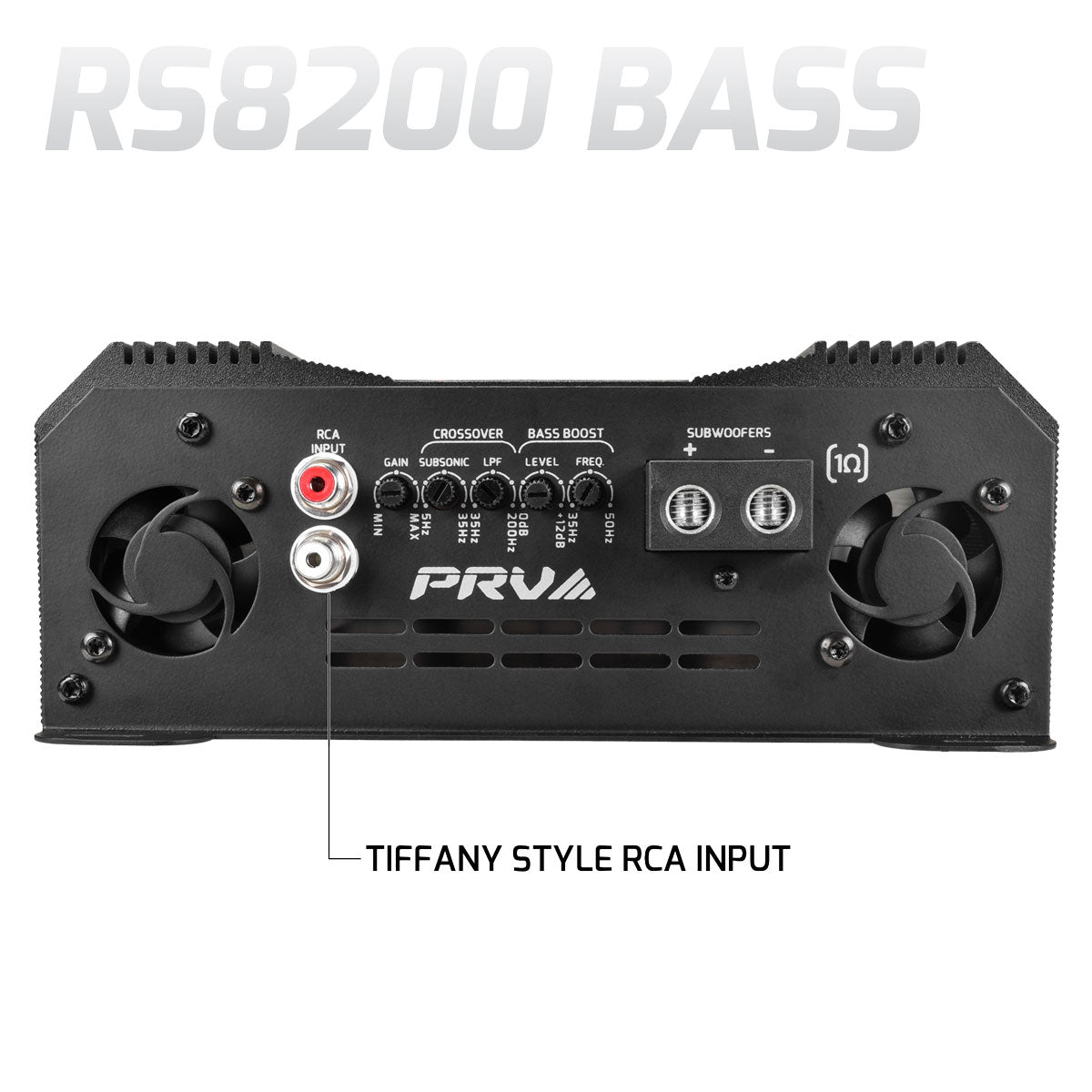 RS8200 BASS 1 Ohm | 1 Channel Monoblock Amplifier