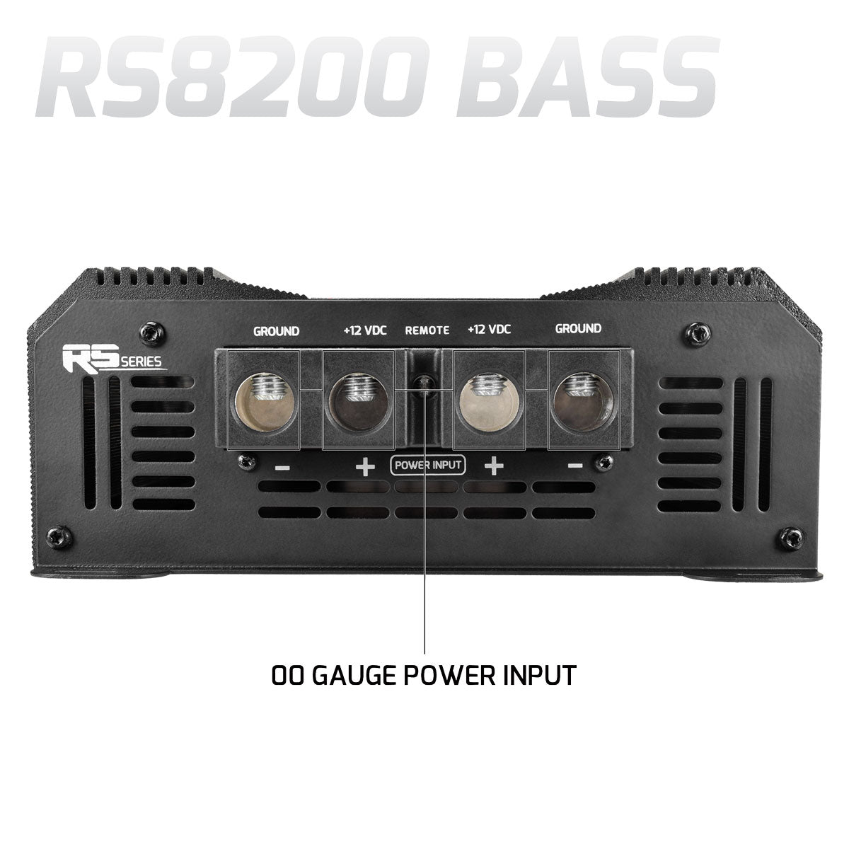 RS8200 BASS 1 Ohm | 1 Channel Monoblock Amplifier