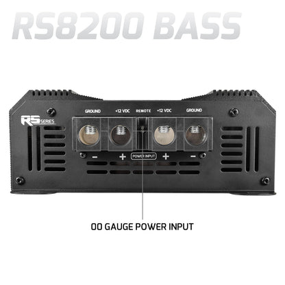 RS8200 BASS 1 Ohm | 1 Channel Monoblock Amplifier