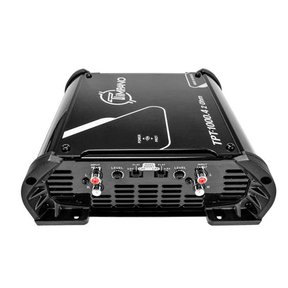 TPT-1000.4 | Compact 4 Channel Car Audio Amplifier – 4 x 260 Watts at 2 Ohms