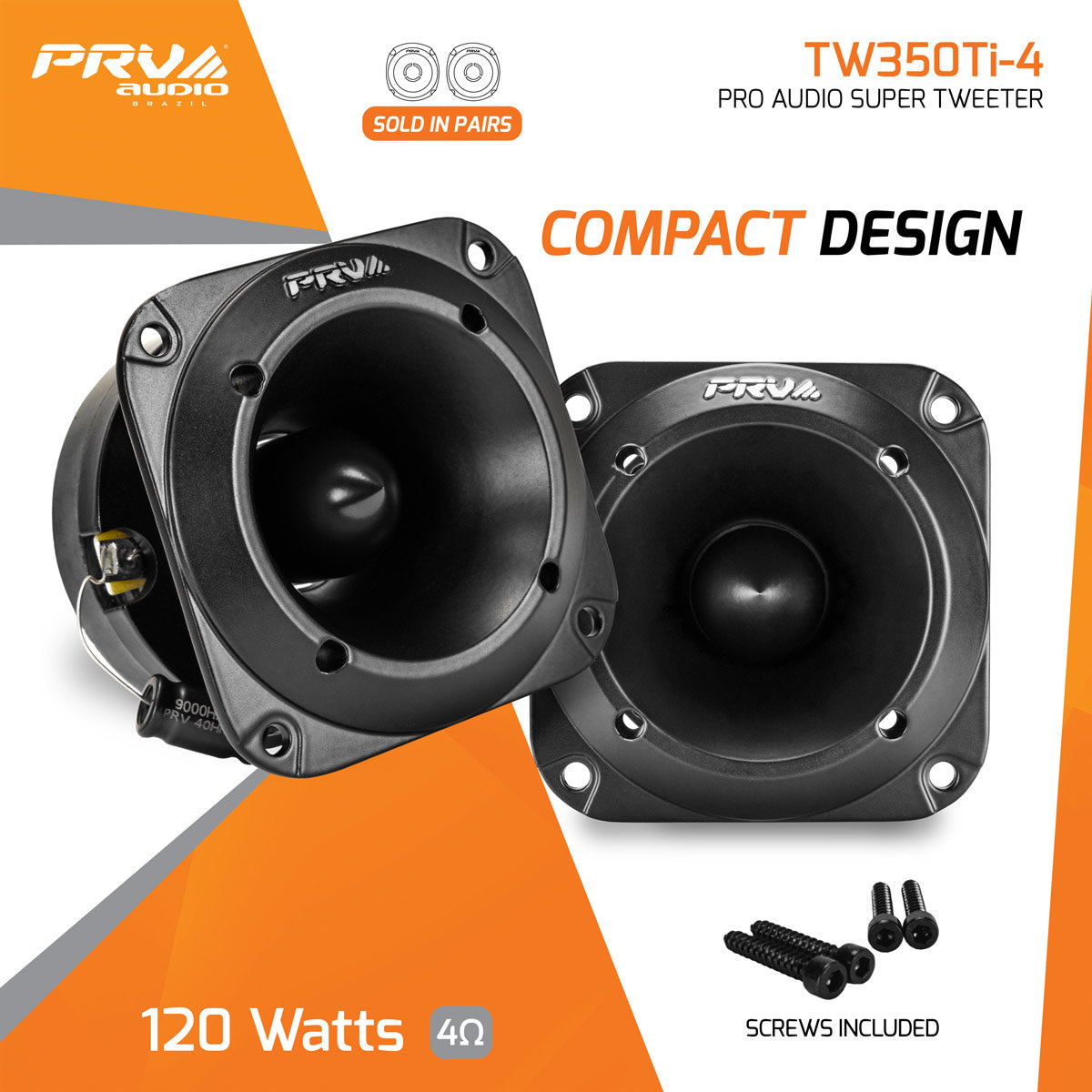 TW350Ti-4 (PAIR) | PRO AUDIO SUPER TWEETER