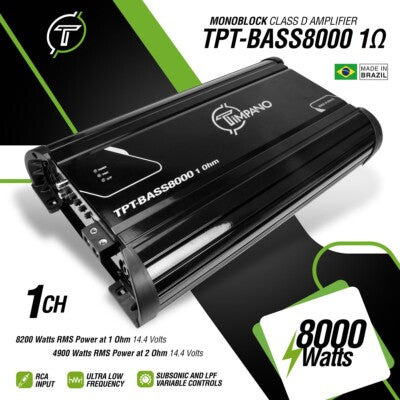 TPT-BASS8000 1 Ohm
